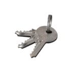 Doppio cilindro in ottone Europeo per porte serrature da infilare 3 chiavi Wally - immagine 2