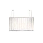 Graticola per Barbecue in muratura acciaio cromato con 2 manici 57x40 68x40 cm
