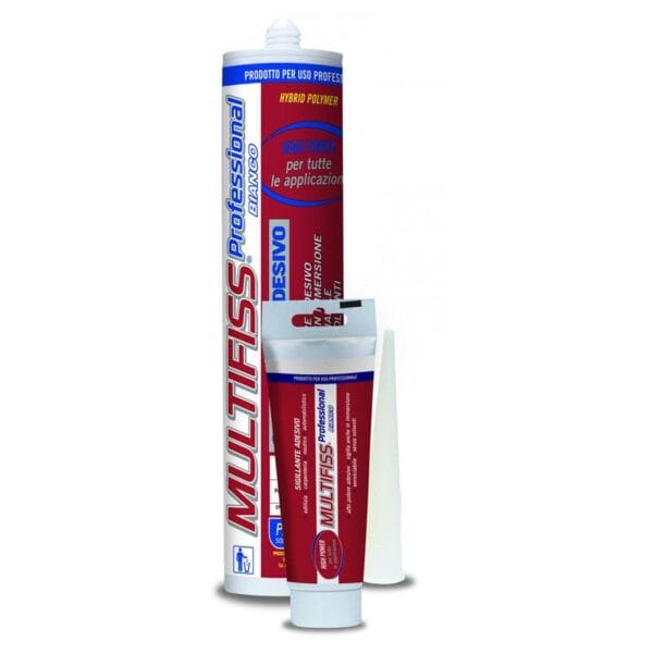 MULTIFISS BIANCO PROFESSIONAL ML80 Sigillante Multifiss Professional Adesivo in Immersione resistente acqua 80 ml - immagine 1