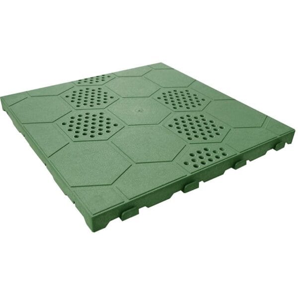 PIASTRELLA AUTOBLOCCANTE PP CM 40X40 H.CM 2 Piastrella modulare autobloccante drenante per esterno piscina campeggio 40x40 - immagine 1