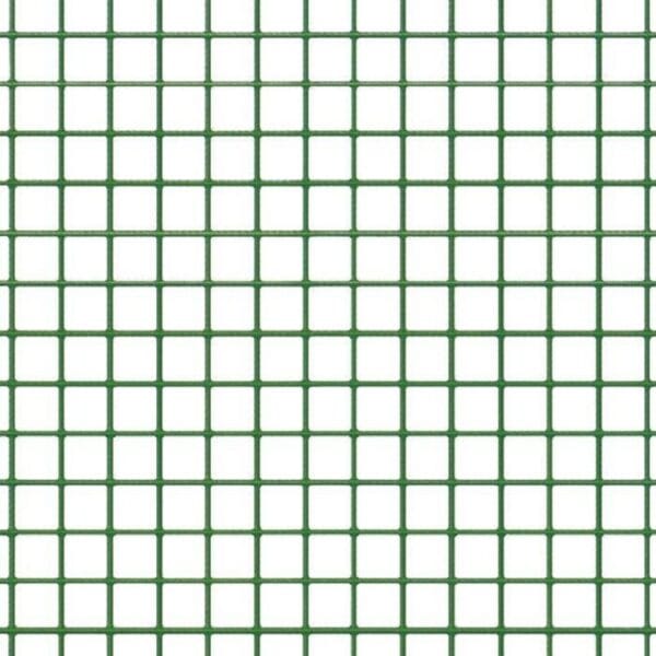 RETE METALLICA PLASTIFICATA PLASTIQUADRA Rete metallica plastificata per recinzione cancelli robusta rotolo da 5 10 mt - immagine 1