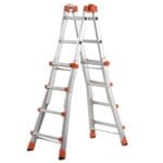 Scala telescopica in alluminio Peppina Gierre multifunzione portata max kg 150