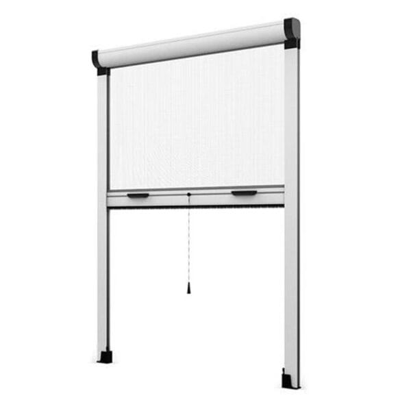 ZANZARIERA RULLO PER FINESTRA C/FRIZIONE VERTICALE FLASH Zanzariera a Rullo Riducibile Verticale con Frizione per Finestra Resistente - immagine 1