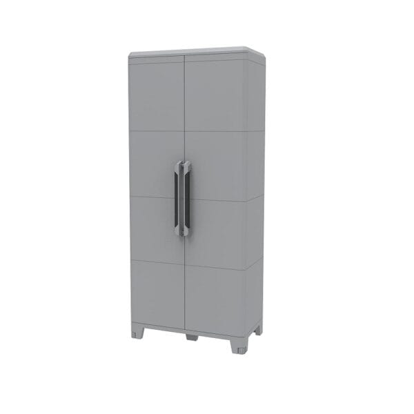 ARMADIO TUTTOPIANI MODULAR 4 TERRY Armadio tuttopiani a 2 ante in resina con 3 ripiani modulabili esterno balcone - immagine 1