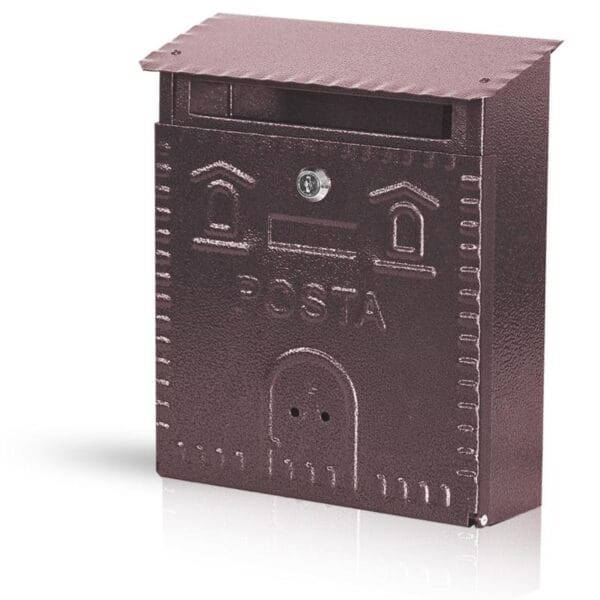 ARTIGIAN FERRO DI MILLE GRAZIANO Cassetta postale buca lettere posta da esterno In ferro battuto 23x9x29 cm - immagine 1