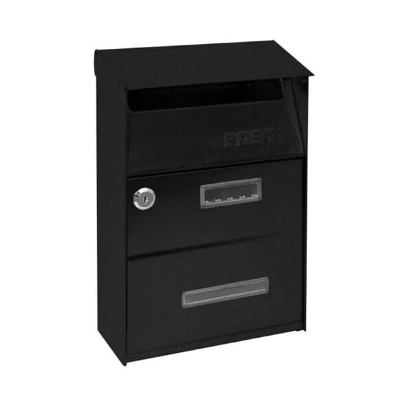 CASSETTA POSTALE MODELLO BRIXIO RUGBY FINITURA GHISA CM 22X11X32.5 Cassetta postale Brixio Rugby buca posta lettere esterno colore grigio ghisa 22x11x32.5cm - immagine 1