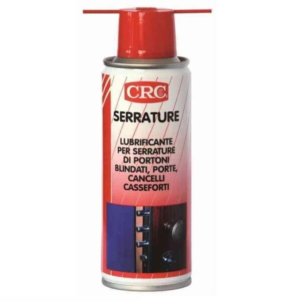 CRC SERRATURE LUBRIFICANTE ANTICORROSIVO SCHIUMOSO ML250 Lubrificante per serrature porte cancelli CRC schiumoso anticorrosivo 250 ML - immagine 1