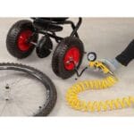 Compressore aria portatile coassiale con accessori 1.5 HP 1100W POWX1706 - immagine 6