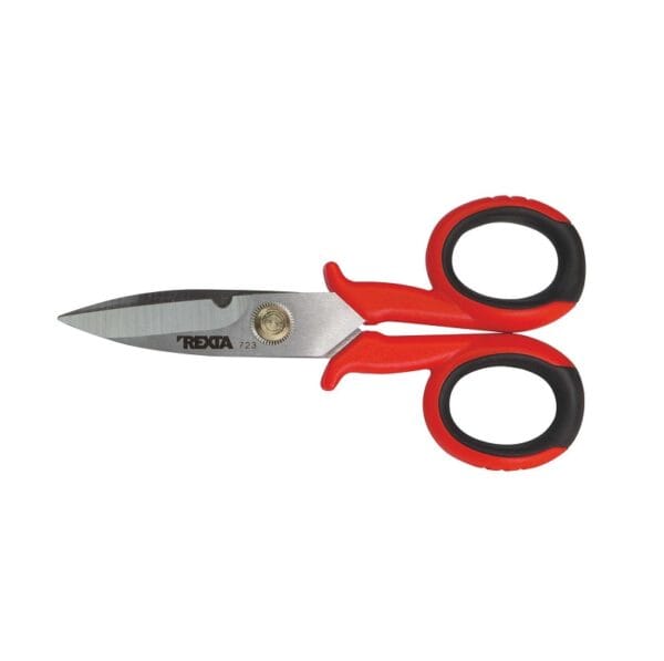 FORBICE DA ELETTRICISTA 723 REXTA Forbici da elettricista professionali Rexta impugnatura Comfort 145 mm - immagine 1