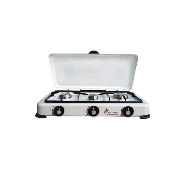 Fornello a Gas GPL 3 Fuochi Fornello a Gas GPL 3 Fuochi Fornellino da Campeggio Portatile Casa Cucina - immagine 1