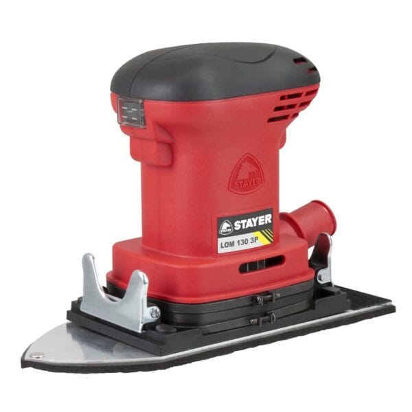 LEVIGATRICE ORBITALE LOM 130 P STAYER Levigatrice orbitale Stayer compatta per legno cartongesso persiane in legno 3 piastre 190W - immagine 1
