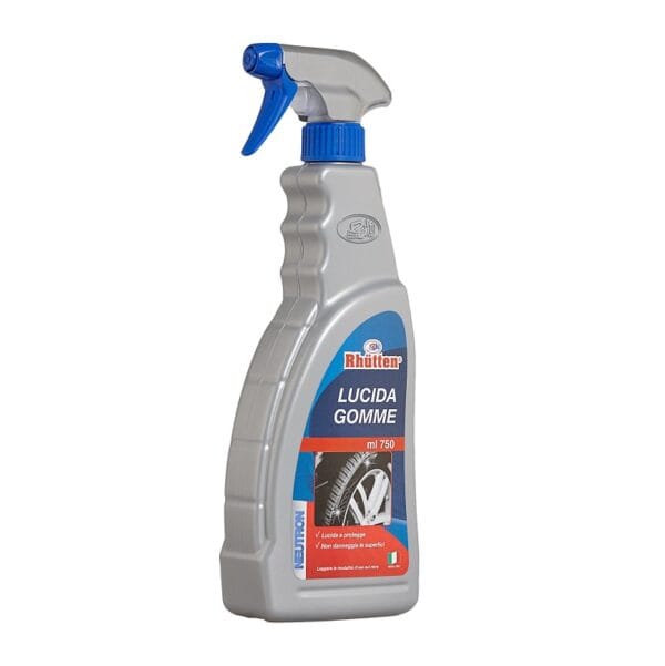 Lucida gomme auto 750 ML rhutten 220172 Lucida gomme auto ravvivante protettivo per pneumatici nero brillante 750 ML - immagine 1