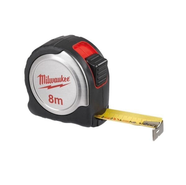 MILWAUKEE FLESSOMETRO NEW2023 8MT Flessometro Milwaukee 8 Metri Professionale Ergonomico alta qualita 8 mt - immagine 1