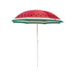 Ombrellone da Mare Spiaggia Frutta Cocomero Reclinabile Telo Poliestere 180 cm