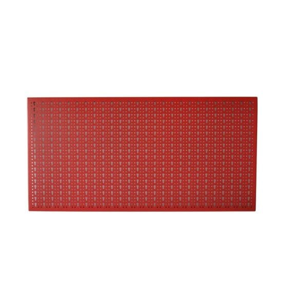 PANNELLO PORTAUTENTENSILI CM 50X100 ROSSO LAMIERA FORATA PANNELLO PORTAUTENTENSILI CM 50X100 ROSSO LAMIERA FORATA - immagine 1