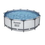 Piscina fuori terra rotonda Bestway Steel Pro MAX con pompa scaletta 366x100 cm - immagine 2