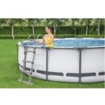 Piscina fuori terra rotonda Bestway Steel Pro MAX con pompa scaletta 366x100 cm - immagine 4