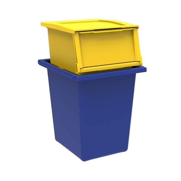 SECCHI ECOBIN LT 25 + 30 TERRY Secchi raccolta differenziata Set 2 Contenitori 25 + 30 LT raccolta rifiuti - immagine 1