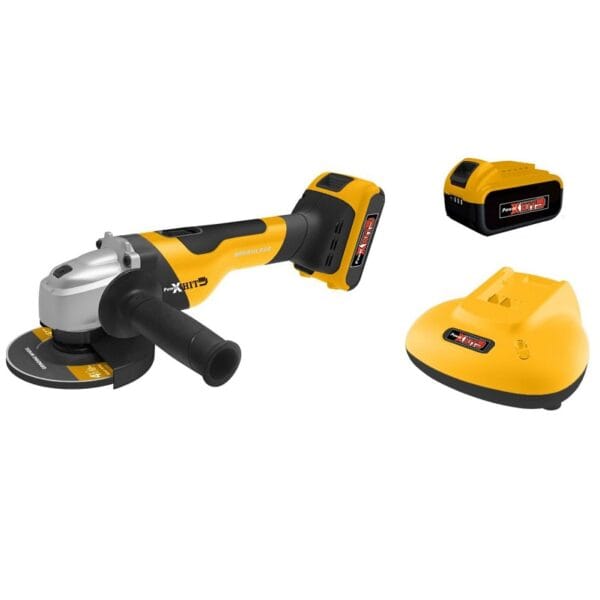 SMERIGLIATRICE ANGOLARE PH2120 POWERPLUS BATTERIA VOLT 20 1 BATTERIA AH 4 Smerigliatrice angolare a batteria 4Ah caricabatteria in valigetta PH2120 - immagine 1