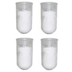 Sali polifosfati 4 cartucce ricarica per trattamento acqua caldaia anticalcare