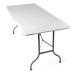 Tavolo pieghevole da giardino campeggio picnic esterno Bianco 180x75x72