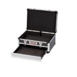 Valigia porta attrezzi vuota valigetta portautensili in alluminio con 1 cassetto 430x300x205mm - immagine 2