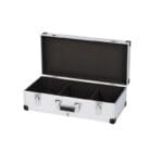 Valigia attrezzi vuota Valigetta portautensili in alluminio colore Argento - immagine 2