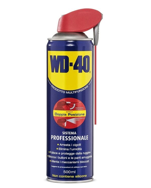 wd40 Svitol Lubrificante Sbloccante Spray Sbloccante Spray WD 40 Lubrificante doppia azione multiuso Professionale 500 ml - immagine 1
