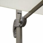 Ombrellone da giardino 3x3 a braccio decentrato reclinabile telo 280gr Deluxe - immagine 3