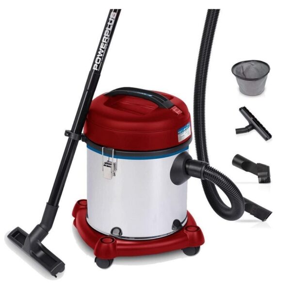 Bidone ASPIRAPOLVERE PH0343 Bidone aspiratutto Inox aspira polvere liquidi cenere con SOFFIATORE 1200W 20 LT - immagine 1