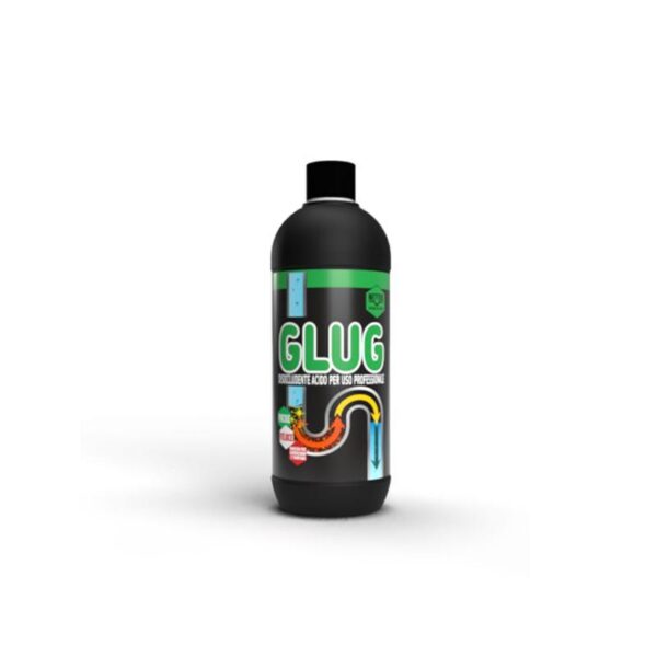 GLUG DISGORGANTE PROFESSIONALE PER SCARICHI LT 1 NETTEX Disgorgante professionale GLUG per scarichi lavandini sanitari wc Nettex 1 LT - immagine 1