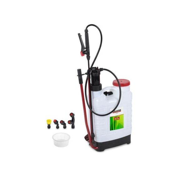 Pompa irroratrice KRTGR6812 Pompa irroratrice a zaino spalla pressione manuale irrigazione giardino 12 litri - immagine 1