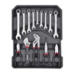 Trolley set attrezzi valigia cassetta porta utensili completa con 253 pezzi - immagine 5