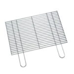 Griglia barbecue 67x40 cm acciaio cromato filo 0,5 cm resistente graticola BBQ