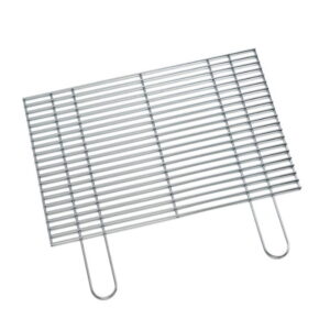 Griglia barbecue 67x40 cm acciaio cromato filo 0,5 cm resistente graticola BBQ