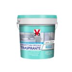 Idropittura Traspirante Bianco opaco per rinnovo muri interni V33 RENOV'MUR 4 LT