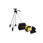Kit livella laser autolivellante STANLEY Cross 360 + treppiede fotografico STHT77640-1