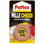 Nastro Biadesivo PATTEX Millechiodi EXTRA forte per montaggio muro casa 1,5 m