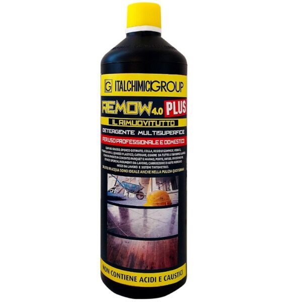 REMOW LO SCIOGLITUTTO DETERGENTE MULTI SUPERFICIE ML 1000 ITALCHIMICI Detergente multi superficie Remow Lo Scioglitutto 4.0 uso professionale 1 LT - immagine 1