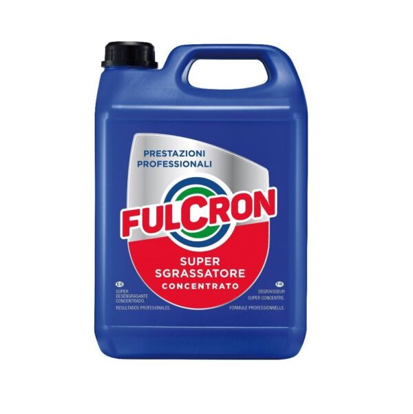 SGRASSANTE FULCRON LT 5 CONCENTRATO AREXONS Fulcron Super Sgrassatore concentrato per auto industria casa professionale 5 LT - immagine 1