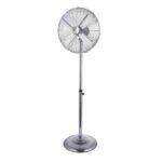 Ventilatore da terra piantana in metallo diametro 45cm oscillante 3 velocita 60W