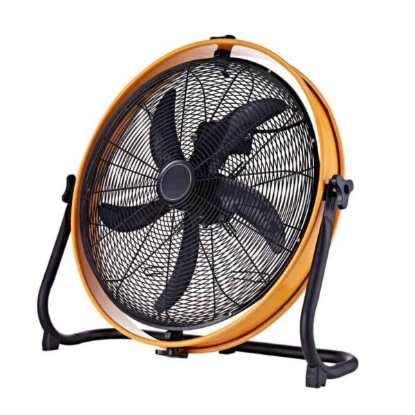VENTILATORE YELLOW CIRCLE60 Ø 60CM Ventilatore da pavimento terra parete 3 velocita orientabile diametro 60cm - immagine 1