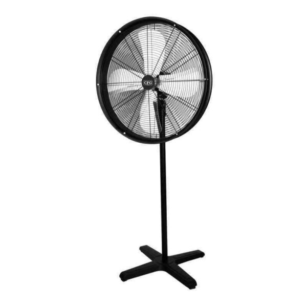 Ventilatore a piantana a metallo Hurricane EV065 Ventilatore a piantana in metallo 3 velocità 3 pale oscillante Hurricane 71x160h cm - immagine 1