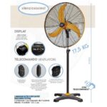Ventilatore a piantana con telecomando silenzioso in metallo 6 velocità 76 cm - immagine 2
