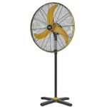 Ventilatore a piantana con telecomando silenzioso in metallo 6 velocità 76 cm