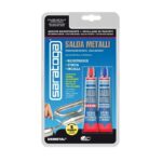 Colla per metallo Adesivo con siringa Saratoga UniMetal Salda Metalli 25 ml