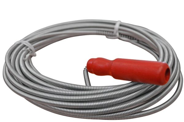MOLLA STURALAVANDINO FILO 1.30 CM 1000 Ø 6 Molla sturalavandino sonda sturatubi per bagno lavandino tubi scarico 10 MT - immagine 1
